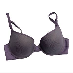 DNKY purple bra, size 36C, padded, underwire
